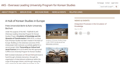 Desktop Screenshot of bb-koreanstudies.de