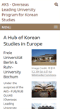 Mobile Screenshot of bb-koreanstudies.de